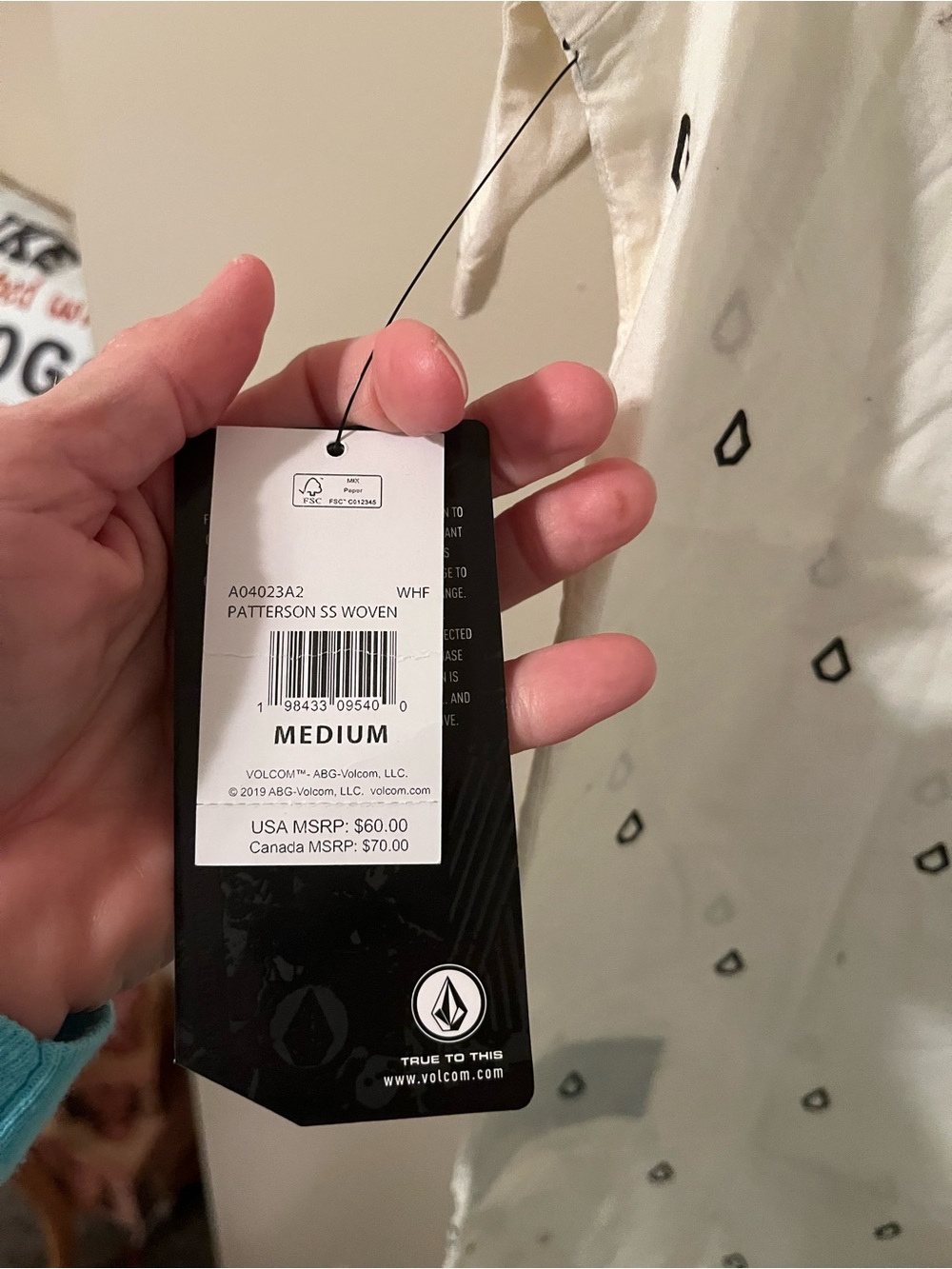 Volcom button down shirt - Picture 4 of 4